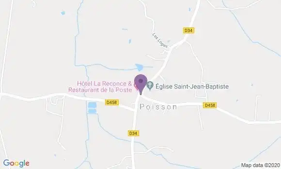 Localisation Poisson Ap - 71600