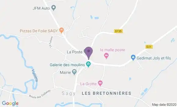 Localisation Sagy - 71580