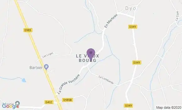 Localisation Saint Julien de Civry Ap - 71800