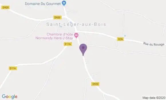 Localisation Saint Leger du Bois Ap - 71360