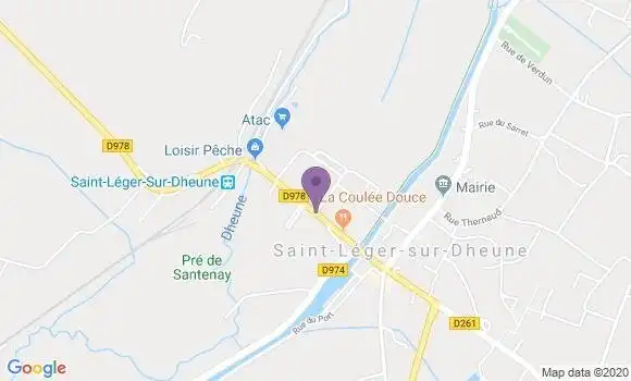 Localisation Saint Leger sur Dheune - 71510