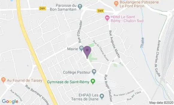 Localisation Saint Remy Bp - 71100