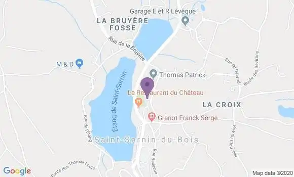 Localisation Saint Sernin du Bois Ap - 71200