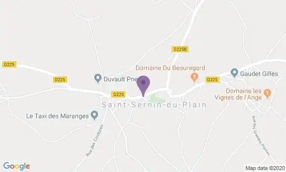 Localisation Saint Sernin du Plain Ap - 71510