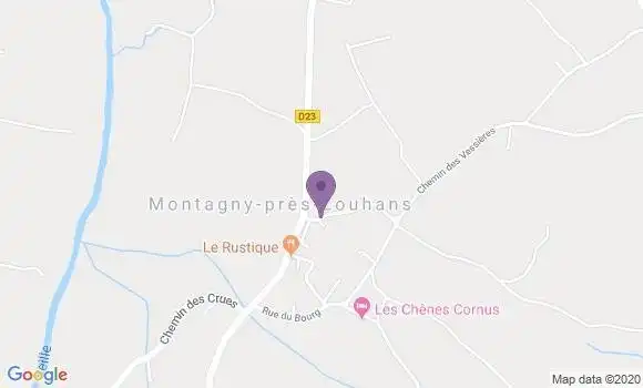 Localisation Saint Usuge Bp - 71500