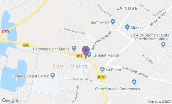 Localisation Sassenay Bp - 71530