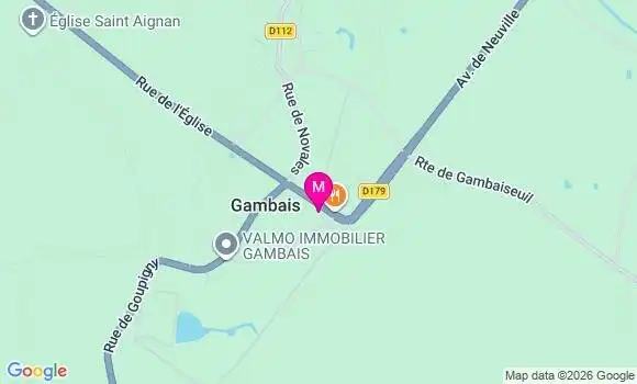 Localisation Gambais - 78950