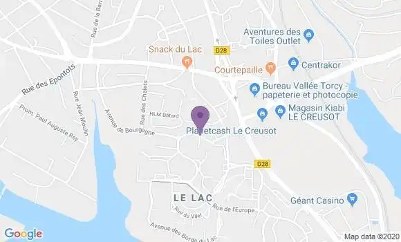 Localisation Torcy Bp - 71210