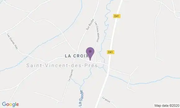 Localisation Vitry sur Loire Bp - 71140