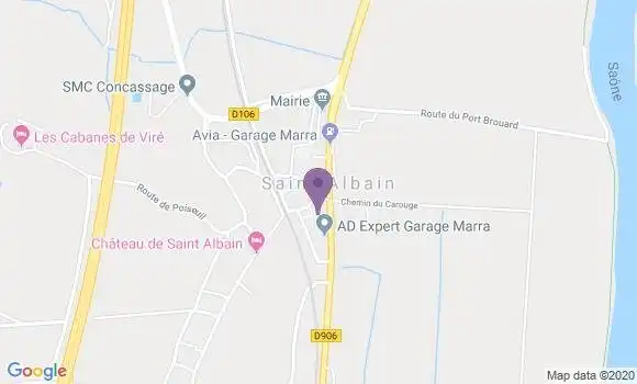 Localisation Fleurville Bp - 71260