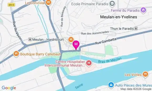 Localisation Meulan Principal - 78250