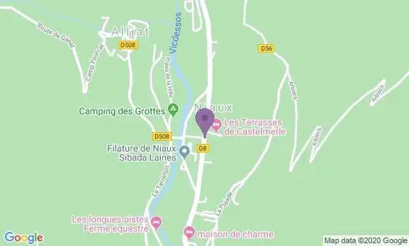 Localisation Niaux Ap - 09400
