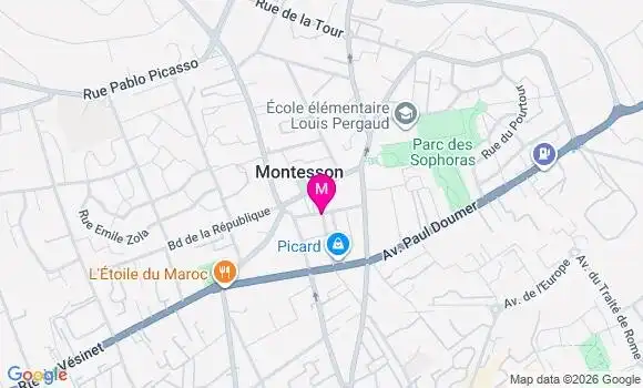 Localisation Montesson - 78360