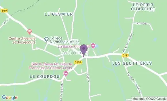 Localisation Ancinnes Ap - 72610
