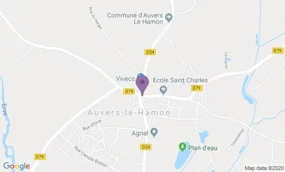 Localisation Auvers le Hamon Ap - 72300
