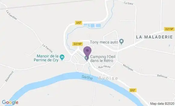 Localisation Avoise Ap - 72430