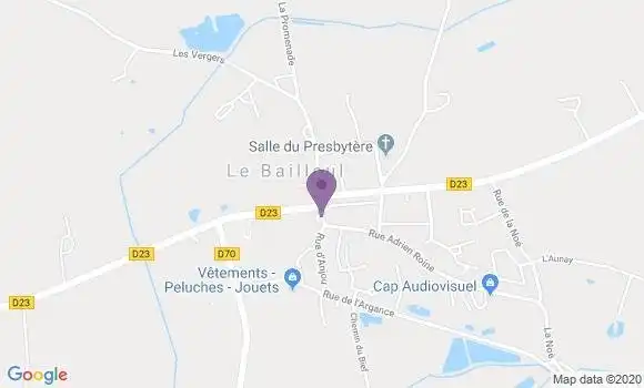 Localisation Le Bailleul Ap - 72200