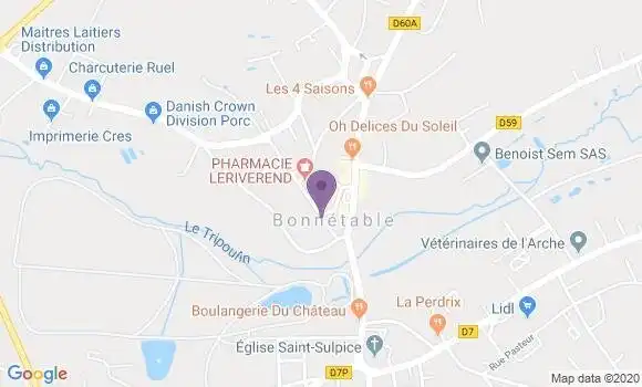Localisation Bonnetable - 72110