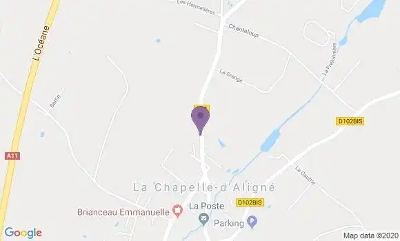 Localisation La Chapelle d