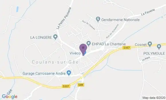 Localisation Chaufour Notre Dame Ap - 72550