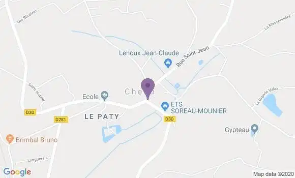 Localisation Chenu Ap - 72500
