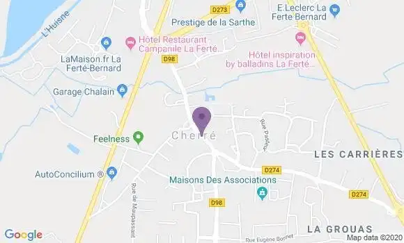 Localisation Cherre Ap - 72400
