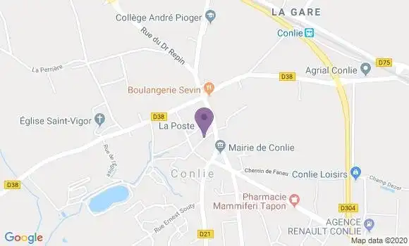 Localisation Conlie - 72240