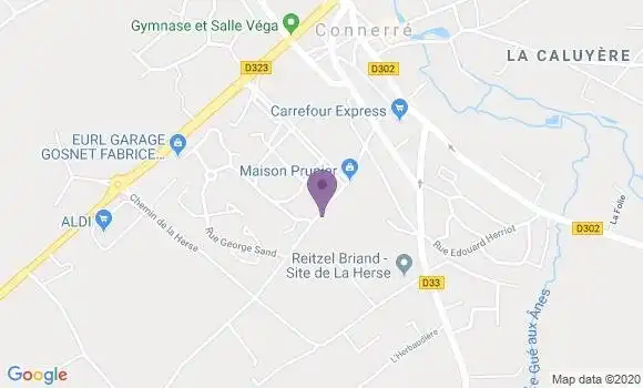 Localisation Connerre - 72160