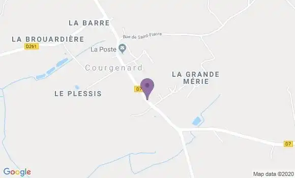 Localisation Courgenard Ap - 72320