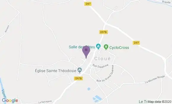 Localisation Coulombiers Ap - 72130