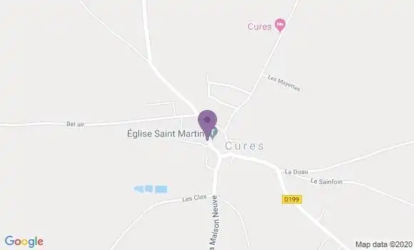 Localisation Domfront En Champagne Ap - 72240