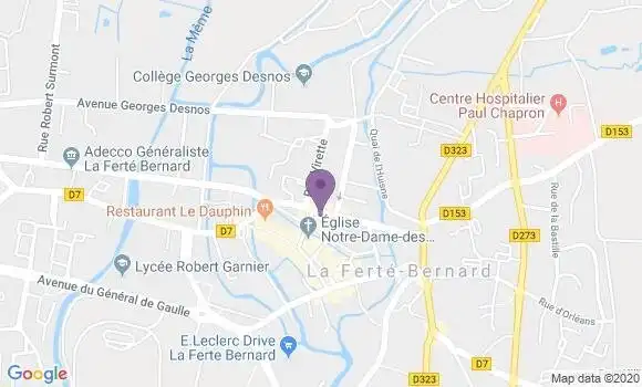 Localisation La Ferte Bernard - 72400