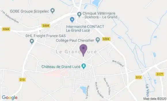 Localisation Le Grand Luce - 72150