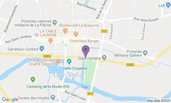 Localisation La Fleche - 72205