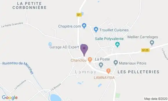 Localisation Lamnay Ap - 72320