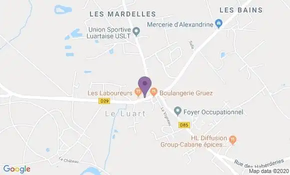 Localisation Lavare Ap - 72390