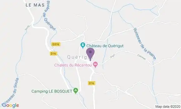 Localisation Querigut - 09460