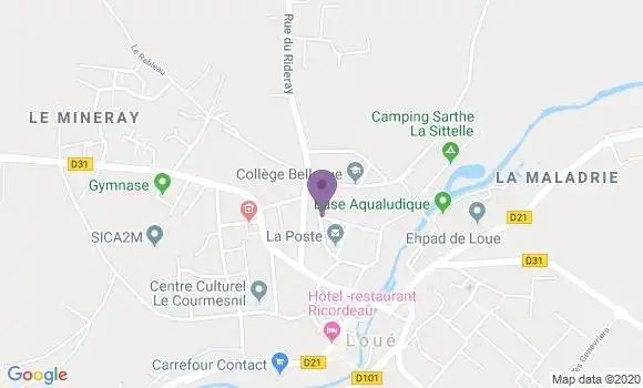 Localisation Loue - 72540
