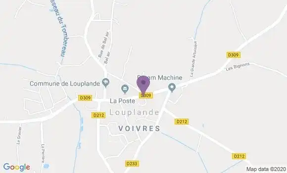 Localisation Louplande Bp - 72210