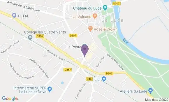 Localisation Le Lude - 72800