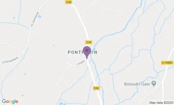 Localisation Mezieres sur Ponthouin Ap - 72290