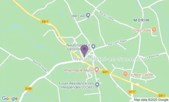 Localisation Neufchatel Ap - 72600