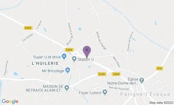 Localisation Parigne l