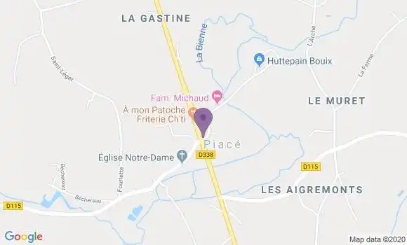 Localisation Piace Ap - 72170