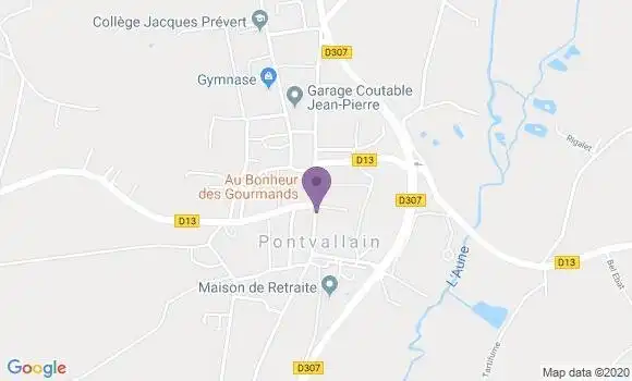 Localisation Pontvallain Bp - 72510
