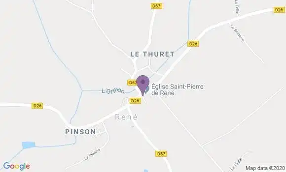 Localisation Rene Ap - 72260