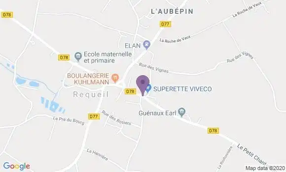 Localisation Requeil Bp - 72510