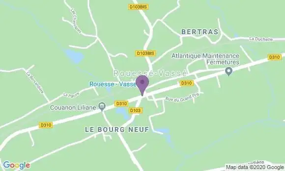 Localisation Rouesse Vasse Ap - 72140