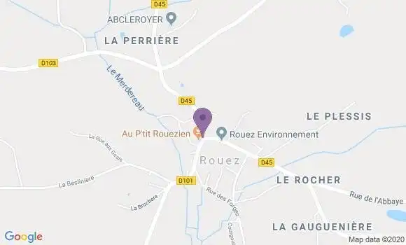 Localisation Rouez Ap - 72140