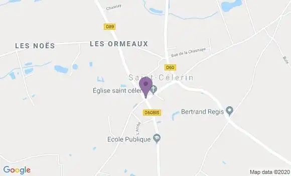 Localisation Saint Celerin Ap - 72110